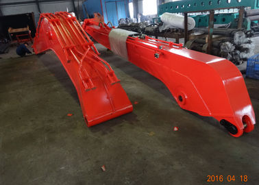 Rote Farbbagger-Schöpflöffel-Erweiterung 3210 Millimeter Falten-Höhen-mit Stock-Zylinder