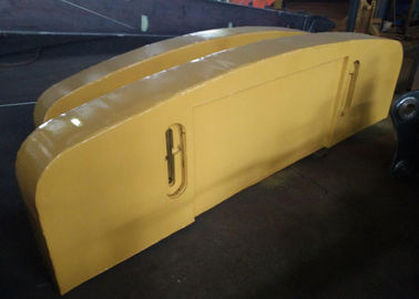 Gelbe Farbe Q345B Q690D KOMATSU-Bagger-Boom Sticks Max Reach Cut Depth 16m