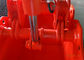Bagger-Zupacken-Zubehör kundengebundenes rote Farbgroßes Zylinder-langlebiges Gut der langen Strecke