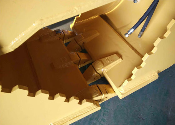 excavator rotating rock grapple