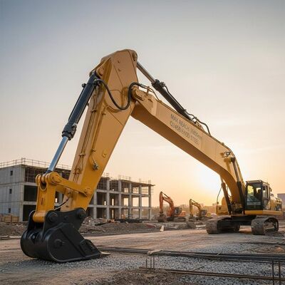 Maximale Reichweite 16800mm Bagger-Dipper-Arm mit Q345B Q690D Stahl gebaut, die Leistung in Bauprojekten bietet